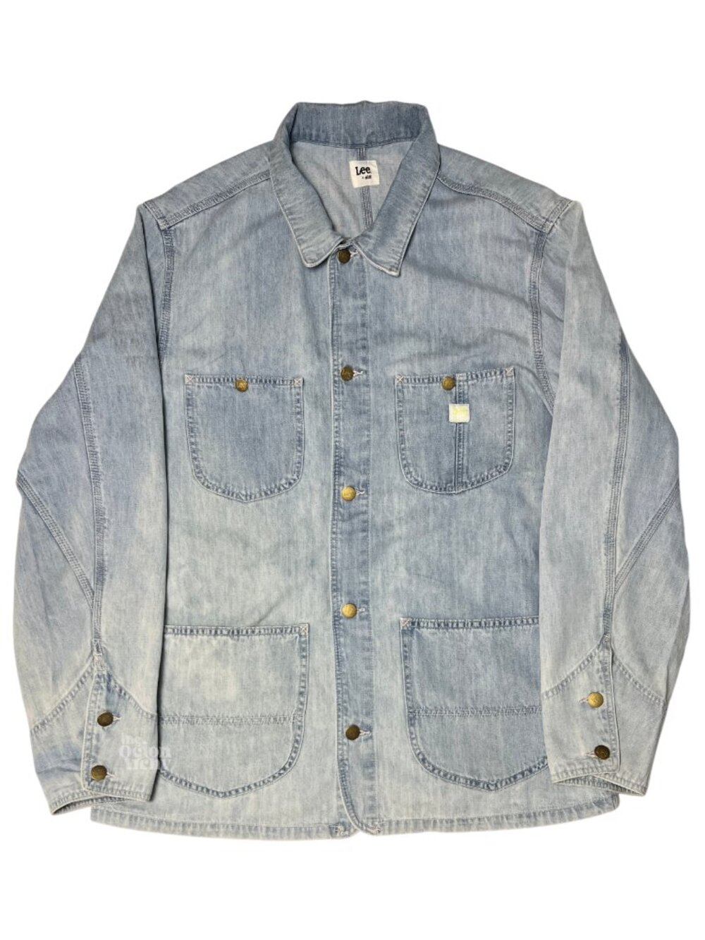 Lee x H&M Loco Work Chore Denim Coat Jacket 'Light Blue' Size XL Pre-Owned